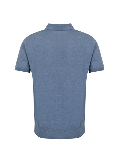 Polo in cotone Mid Blue Caruso | MK56Y POLO 7002570150